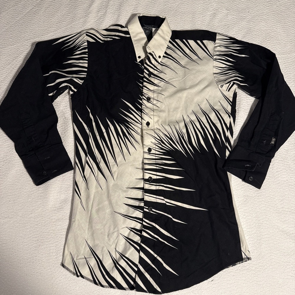 Vintage Brooks and Dunn by Panhandle Slim Western Shirt Made in USA 15.5 X 34